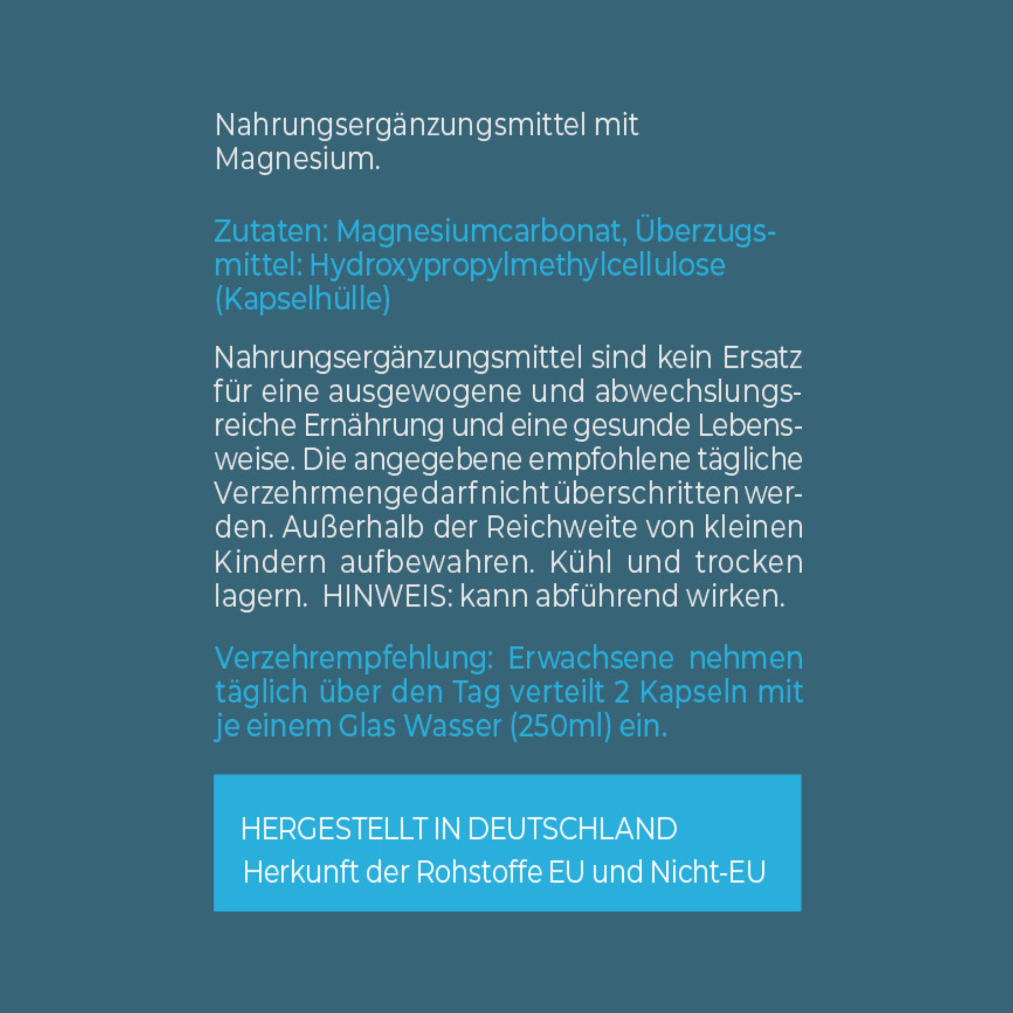 Magnesium Kapseln